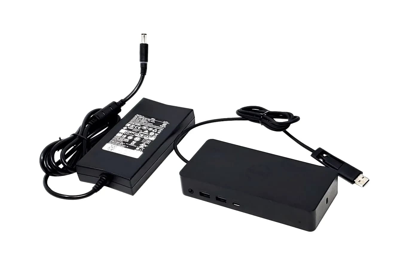 Dell 0FPY0R 3 x USB 3.0 Ports 2 x USB 2.0 Ports 1 x RJ-45 Network Port Docking Station with 240-Watt...