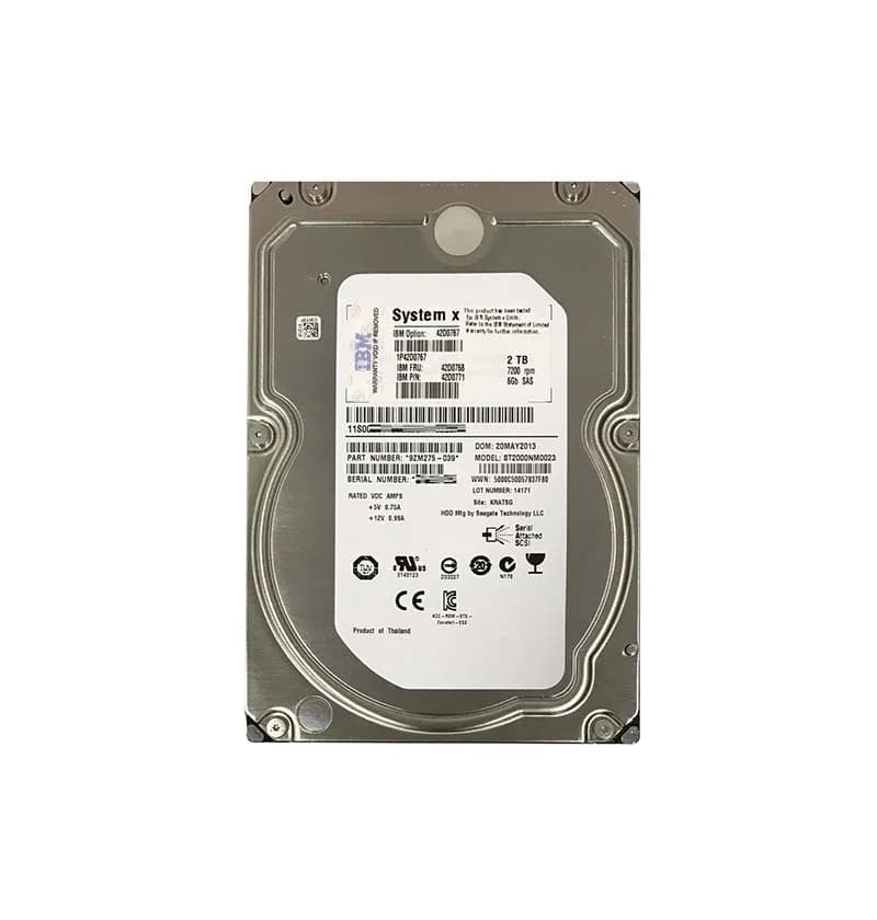 IBM 42D0767 2TB 6Gb/s SAS 7200 3.5-Inch Hard Drive