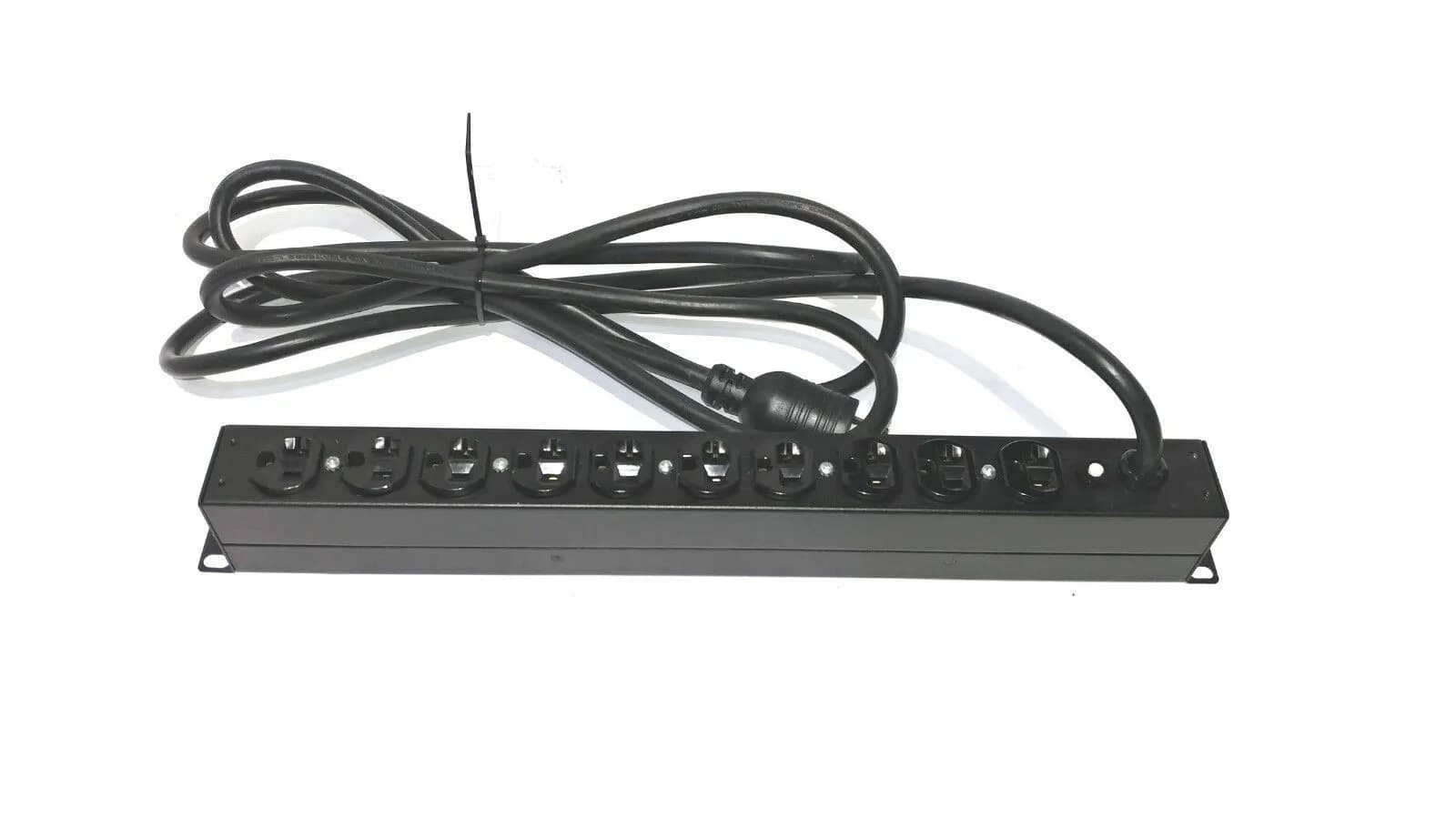 APC AP9564 1920VA 120V 20A 50-60Hz 10 NEMA L5-20P Outlets 1U PDU