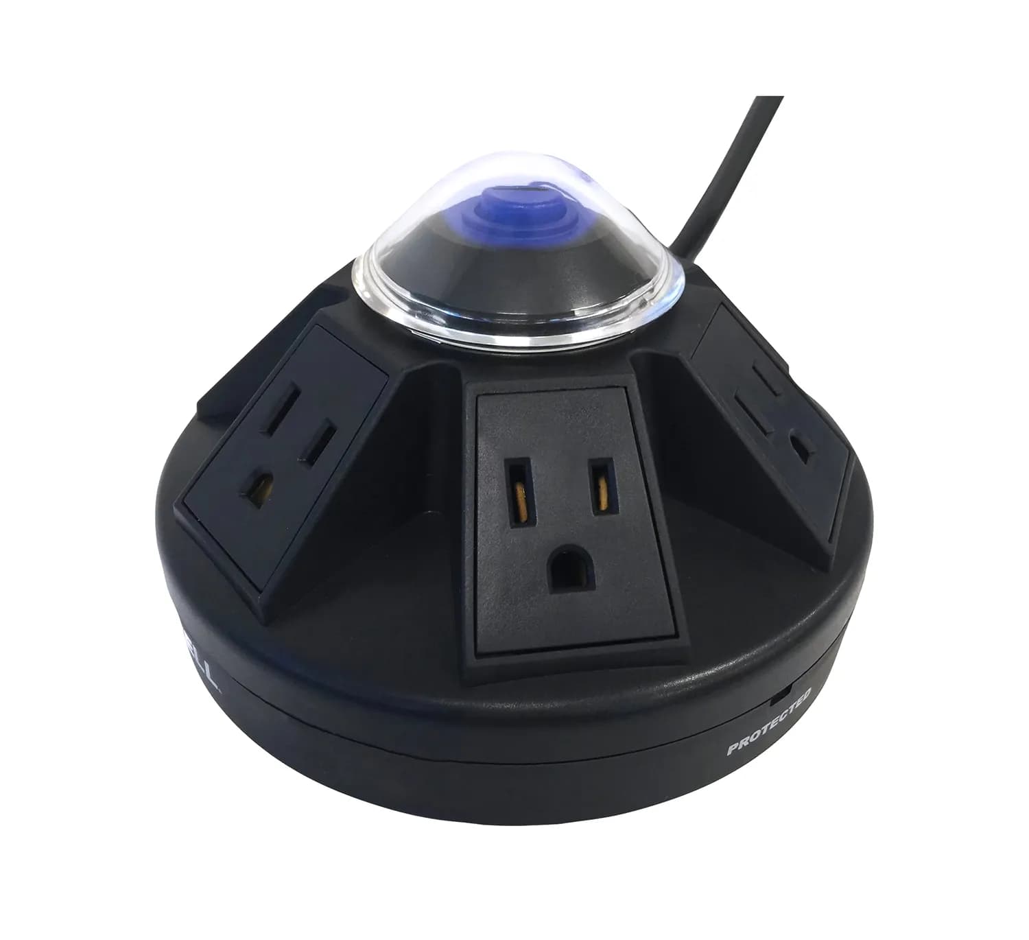 Accell D080B-013K Powramid 1800-Watts 1080J 120V AC 15A + 6 x Outlets Surge Protector with 4ft Power...