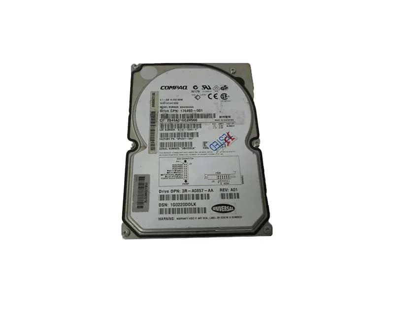 HP BD0096349A 9.1GB Ultra-160 SCSI 10000 3.5-in Hard Drive