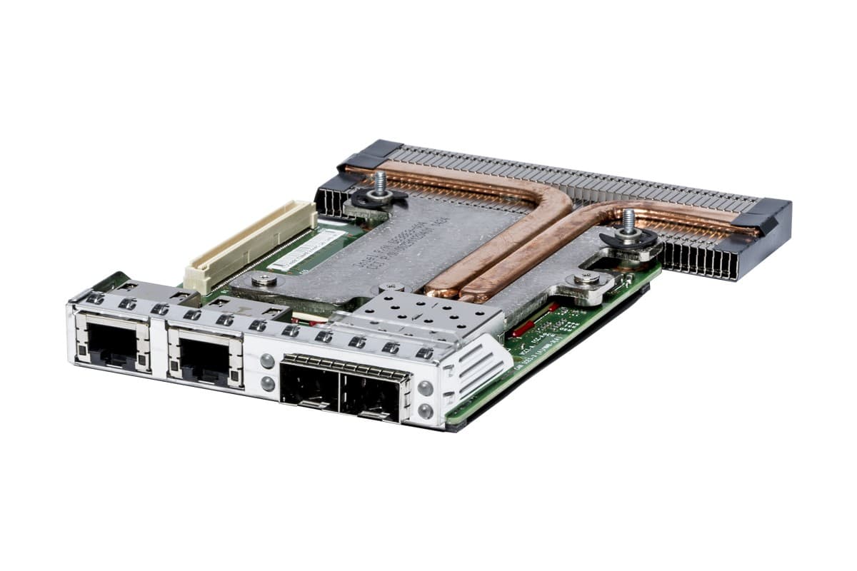 Dell C63DV X520 2-Ports SFP+ 10Gb/s + 2-Ports Mezzanine Daughter Card