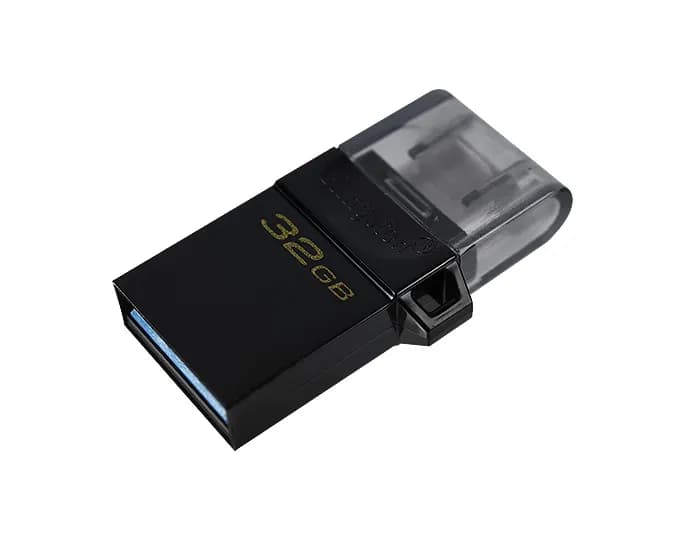 Kingston DTDUO3G2/32GB DataTraveler microDuo 32GB 3.0 G2 microUSB / USB Type-A Flash Drive for Andro...