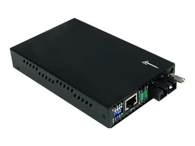 StarTech ET90110SC2 1-Fiber Optic + 1-RJ-45 FE MMF Media Converter