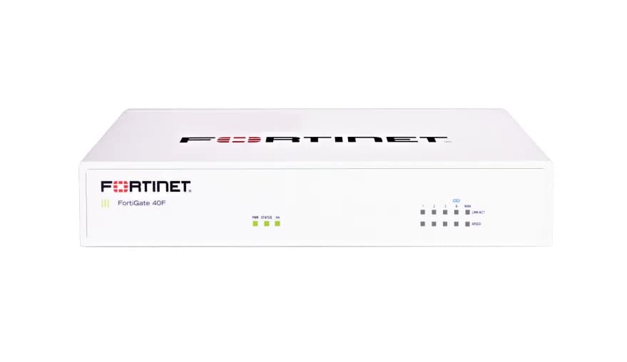 Fortinet FG-40F-BDL-950-12 FortiGate 40F Series FG-40F 4 x Ports 1000Base-T + 1 x Port 1GbE RJ-45 WA...