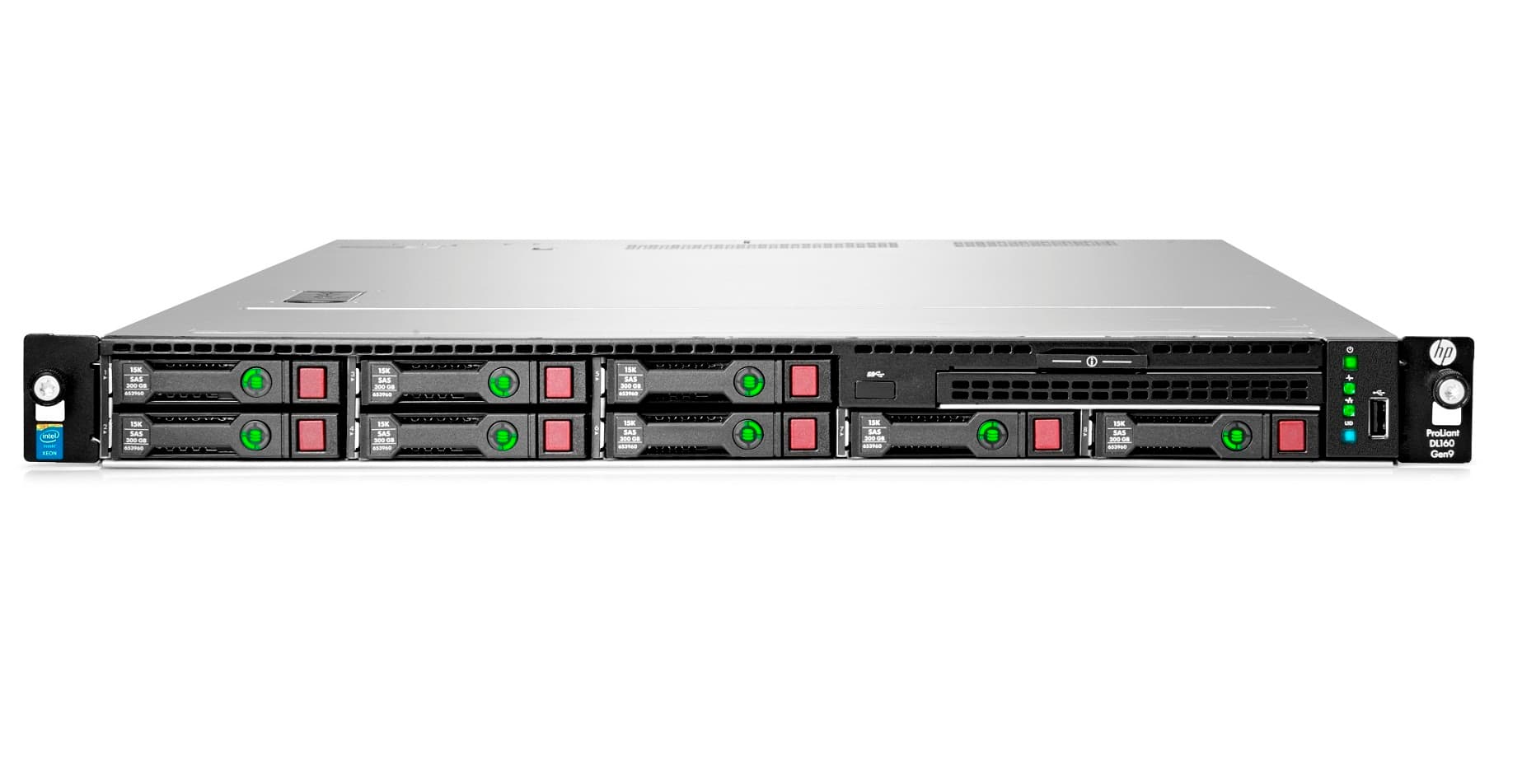 HPE 830572-B21 ProLiant DL160 Gen9 1U Rack Server 1x Intel Xeon E5-2620 V4 2.1GHz Octa-core (8 Core)...