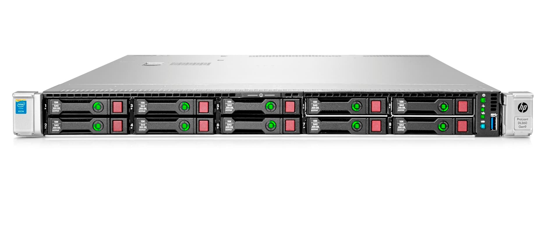 HPE 849455-S01 ProLiant DL360 Gen9 1U Rack Server 1x Intel Xeon E5-2620 V4 2.1GHz Octa-core (8 Core)...