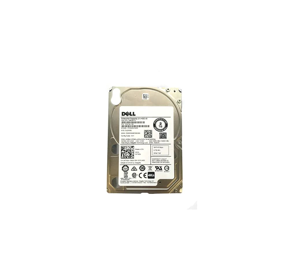 Dell KT93N 2TB 7200RPM SATA 6Gb/s 128MB Cache 2.5-Inch Hard drive