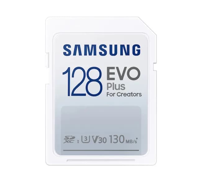 Samsung MB-SC128K/AM 128GB Evo Plus SDXC UHS-I Memory Card