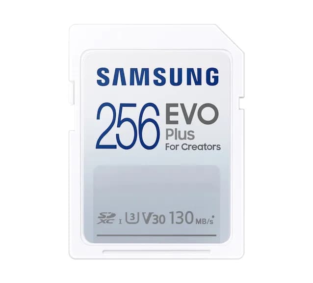 Samsung MB-SC256K 256GB Evo Plus SDXC UHS-I Memory Card