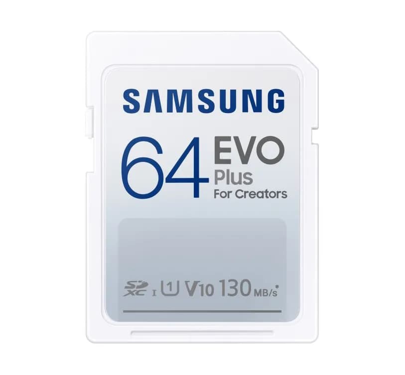 Samsung MB-SC64K/AM 64GB Evo Plus SDXC UHS-I Memory Card