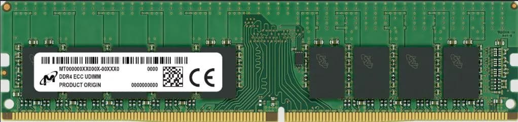 Micron MTA18ASF4G72AZ-2G6 32GB DDR4-2666MHz UDIMM 2Rx8 CL19 Memory