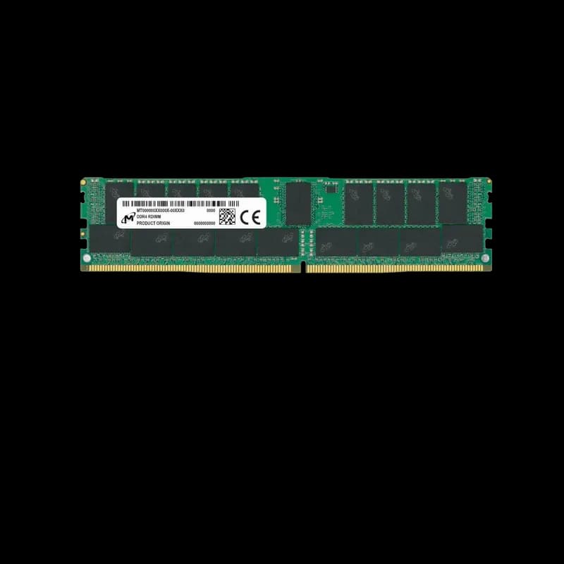Micron MTA9ASF1G72PZ-3G2R 8GB DDR4-3200MHz RDIMM 1Rx8 CL22 Memory