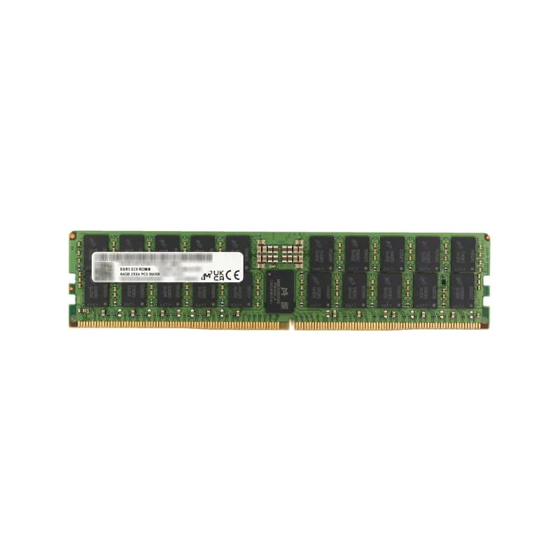 Micron MTC40F2046S1RC48BA1R 64GB DDR5-4800MHz RDIMM 2Rx4 CL40 Memory