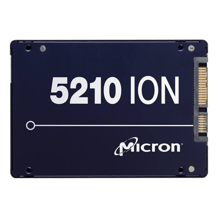 Micron MTFDDAK3T8QDE-2AV16A 3.84TB 6Gb/s SATA Quad-Level Cell 2.5-inch SSD