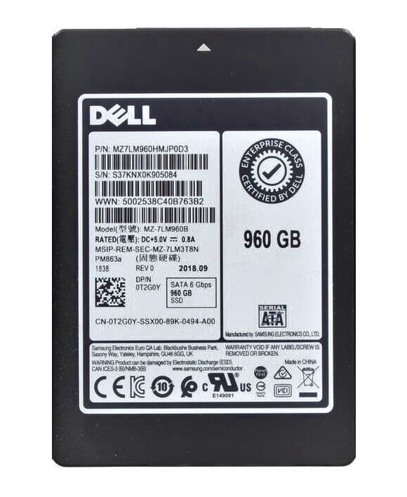 Samsung MZ-7LM960B 960GB 6Gb/s SATA Triple-Level Cell 2.5-in SSD