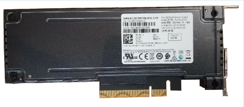 Samsung MZ-PLL6T4C 6.4TB PCIe NVMe 3.0 x8 HHHL SSD