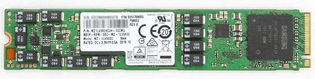 Samsung MZ1LV960HCJH-000MU 960GB PCI Express NVMe 3.0 x4 TLC M.2 SSD