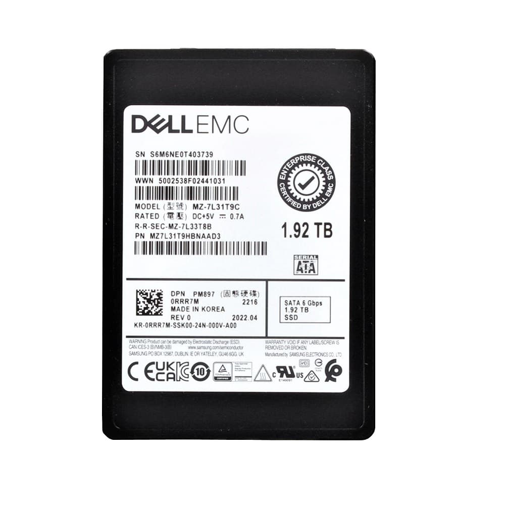 Samsung MZ7L31T9HBNAAD3 1.92TB SATA 6Gb/s 2.5-Inch Solid State Drive