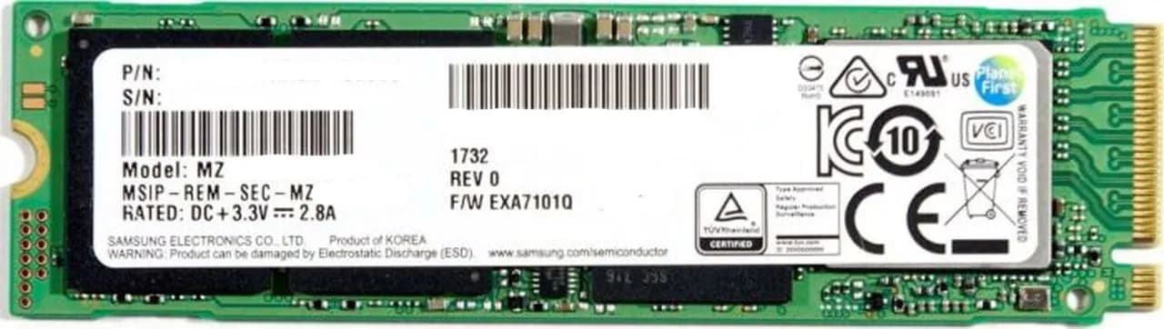 Samsung MZVLB1T0HBLR 1TB PCI Express NVMe 3.0 x4 TLC M.2 2280 SSD