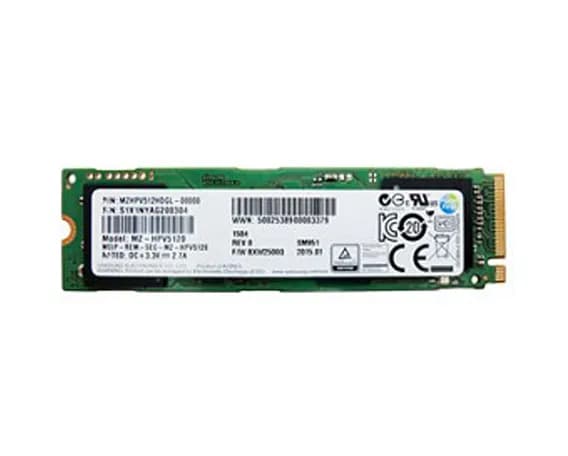 Samsung MZVPV128HDGM 128GB PCI Express NVMe 3.0 x4 MLC M.2 2280 SSD