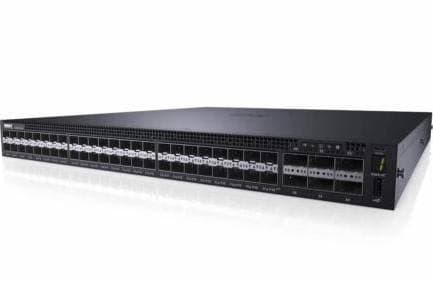 Dell NH59M S4048T-ON 48-Port + 6-Port QSFP+ Layer 3 Switch