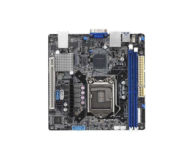 Asus P12R-I C252 E-2300 1x M.2 DDR4 RAM 6x SATA3 Mini ITX Motherboard