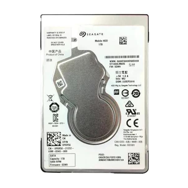 Dell P6R56 1TB 5400RPM SATA 6Gb/s 128MB Cache 2.5-Inch Hard Drive