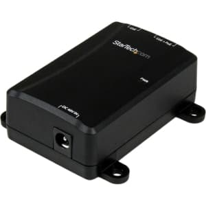 StarTech POEINJ1G 802.3at/af 1-Port Gigabit PoE+ Wall-Mount Injector