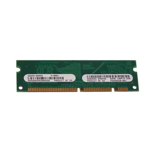 HP - Q2625A x 64MB DDR 100-Pin SDRAM DIMM Memory for LaserJet 2400/4250/4350/5200/9050