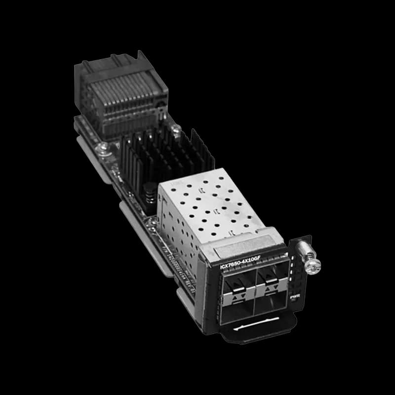 Ruckus Networks ICX7650-4X10GF ICX 7650 4 x Ports 1/10GbE SFP+ Module