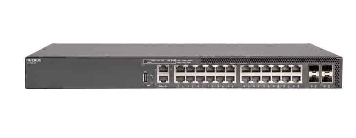 Ruckus Networks ICX8200-24P ICX 8200 24 x Ports PoE+ 10/100/1000Base-T + 4 x Ports 25GbE SFP28 Stack...