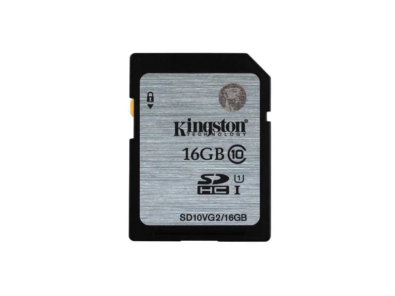 Kingston SD10VG2/16GB 16GB Class 10 SDHC UHS-I 45MB/s Read Memory Card