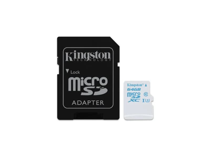 Kingston SDCAC/64GB 64GB C10 microSDHC Action Camera Memory Card