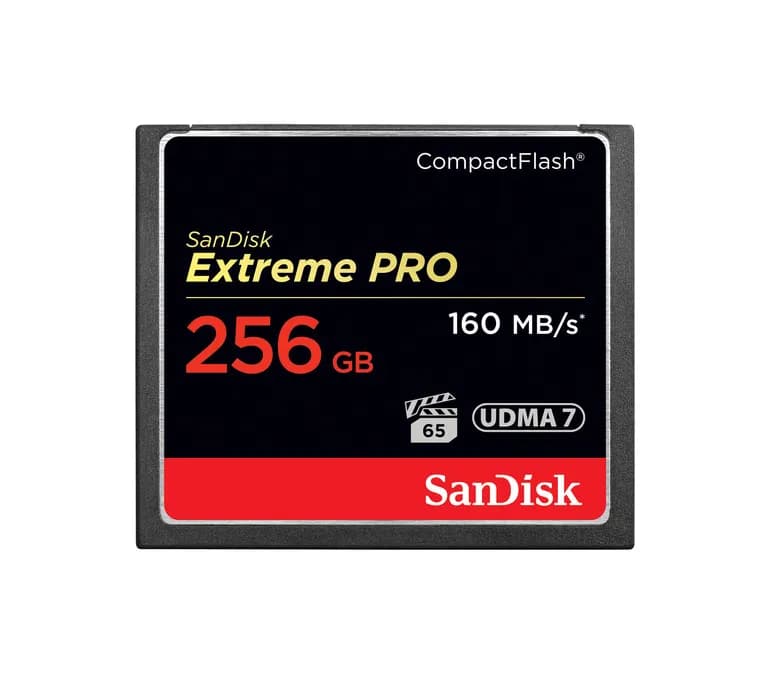 SanDisk SDCFXPS-256G-A46 256GB Extreme Pro 160Mb/s CF Memory Card