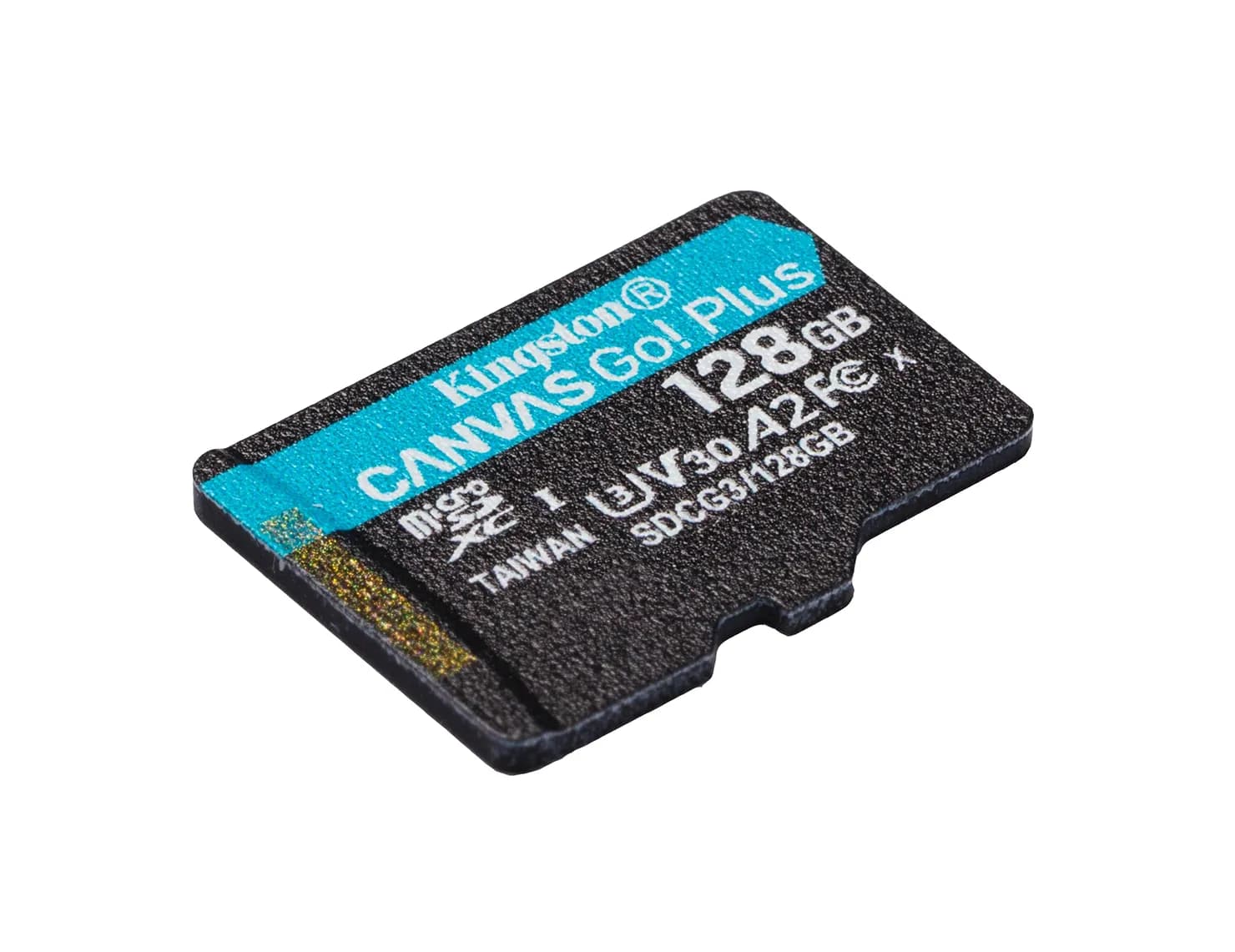 Kingston SDCG3/128GB 128GB Canvas Go Plus Class 10 U3 V30 A2 microSDXC UHS-I Memory Card with Adapte...