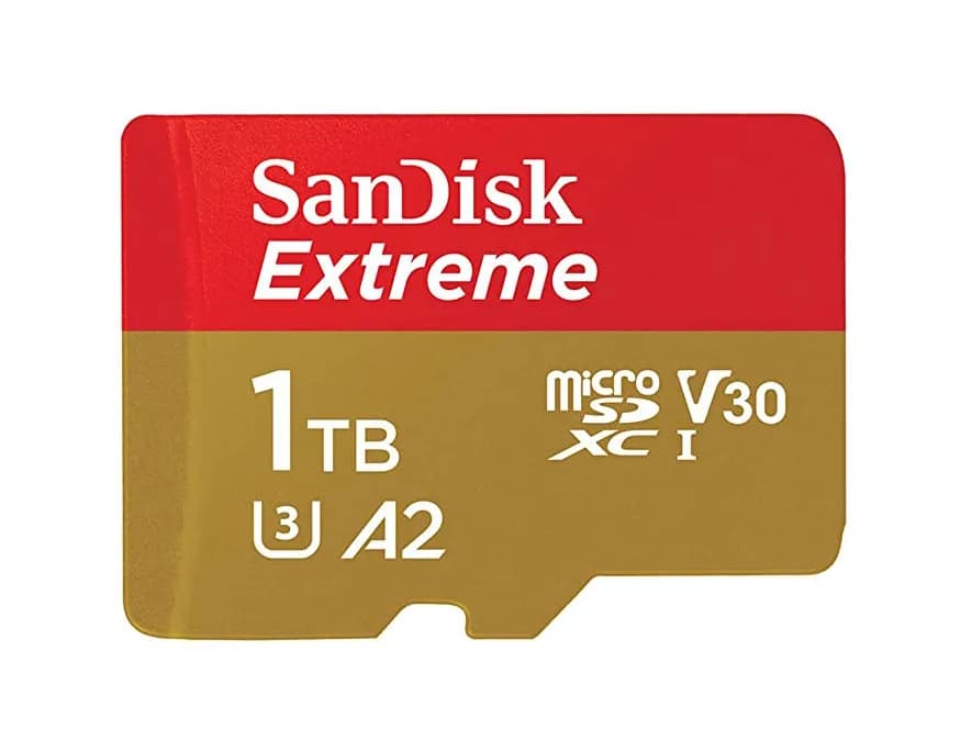 SanDisk SDSQXAV-1T00-AN6MA 1TB Extreme microSDHC Memory Card