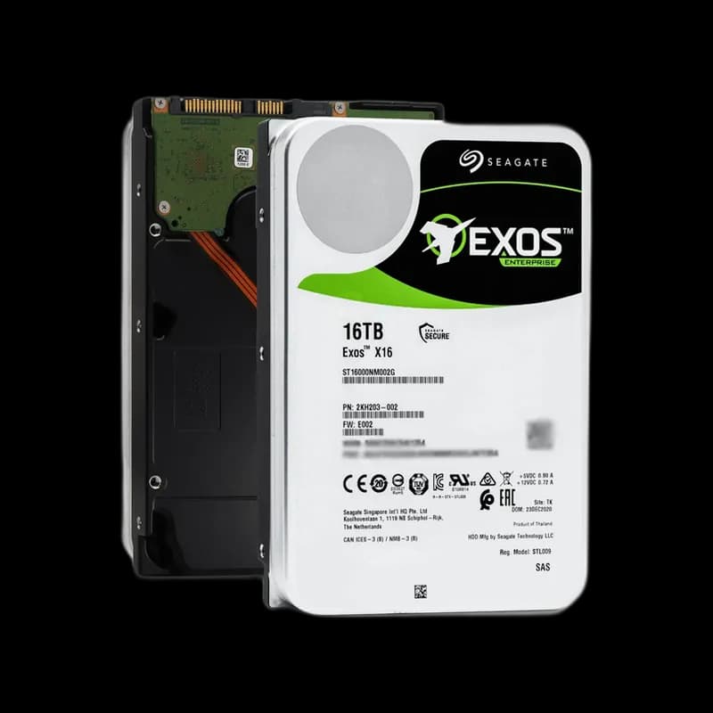 Seagate ST16000NM002G 16TB 12Gb/s SAS 7200 3.5-inch 256MB Hard Drive