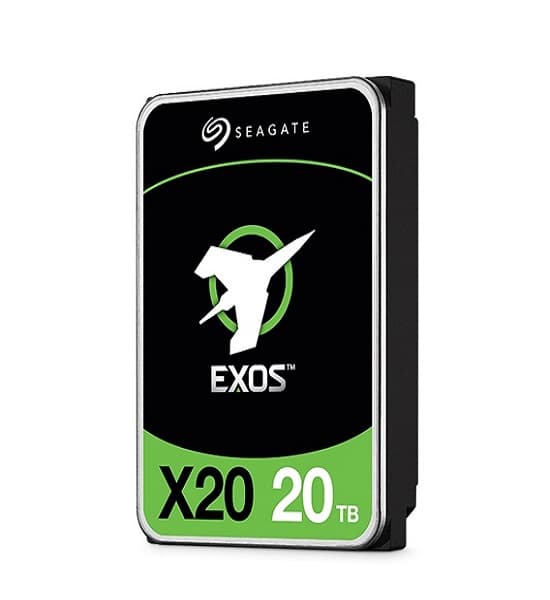 Seagate ST20000NM007D Exos X20 20TB 7200 RPM SATA 6Gb/s (512e/4Kn)