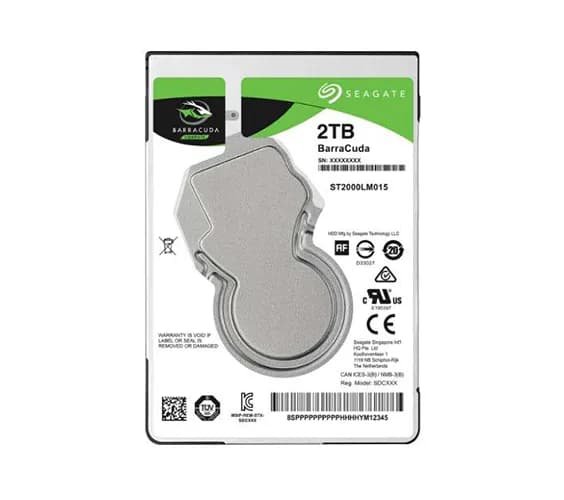 Seagate ST2000LM015 BarraCuda 2TB 5400RPM SATA 6Gb/s 128MB 2.5-inch HDD