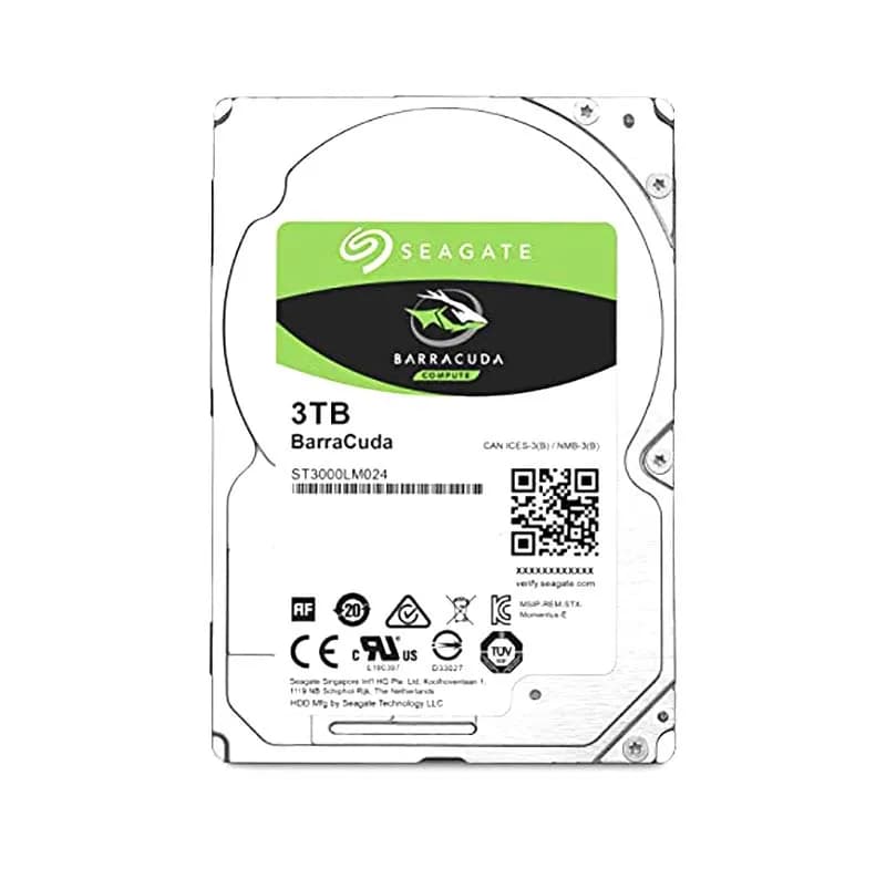 Seagate ST3000LM024 BarraCuda 3TB 5400RPM SATA 6Gb/s 128MB Cache 2.5-inch Hard Drive