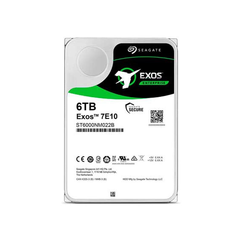Seagate ST6000NM022B 6TB 12Gb/s SAS 7200 3.5-inch 256MB Hard Drive