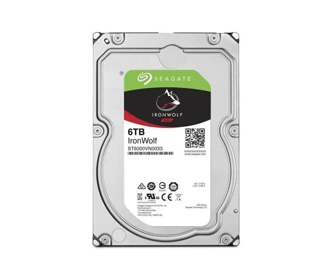 Seagate ST6000VN0033 IronWolf NAS 6TB 7200RPM SATA 6Gb/s 256MB Cache 3.5-inch Hard Drive
