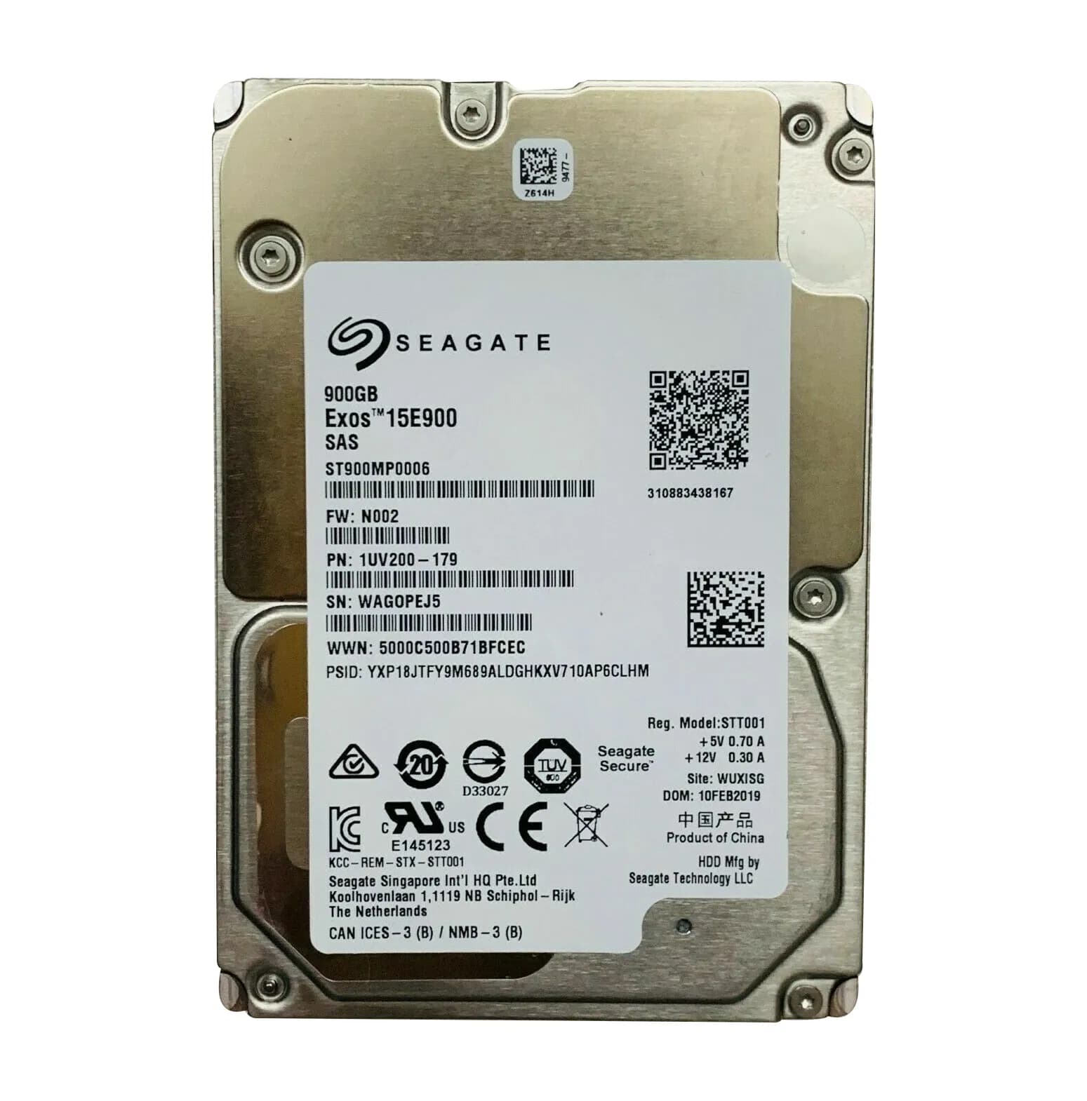 Seagate ST900MP0006 900GB 12Gb/s SAS 15000 2.5-inch 256MB Hard Drive