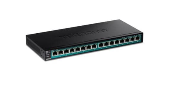 TRENDnet TPE-TG161H 16-Port Gigabit PoE+ Switch