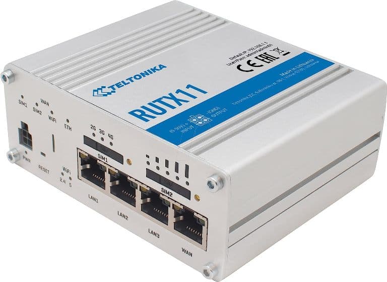Teltonika RUTX11100400 Rutx11 3-P LAN + 1-P WAN RJ-45 Router