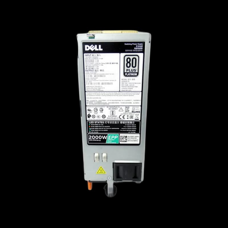 Dell VWWF1 2000 Watts Platinum Power Supply For PowerEdge R730/R740