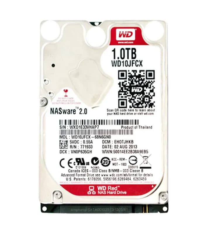 Western WD10JFCX Digital 1TB 6Gb/s SATA 5400 2.5-in 16MB Hard Drive