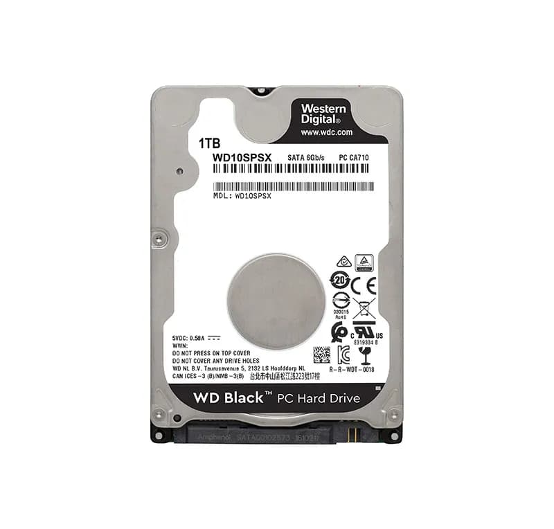 Western WD10SPSX Digital 1TB 6Gb/s SATA 7200 2.5-in 64MB Hard Drive