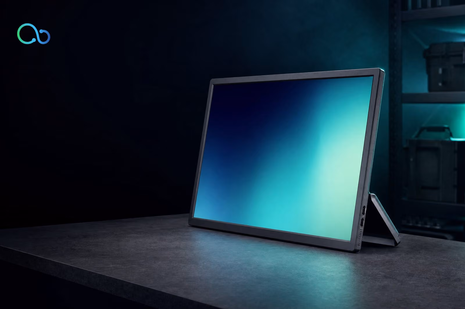 27‑inch matte black 4K IPS monitor with VESA mount on a desk